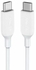 Anker PowerLine III 3ft 60W USB-C to USB-C Cable – A8852- White