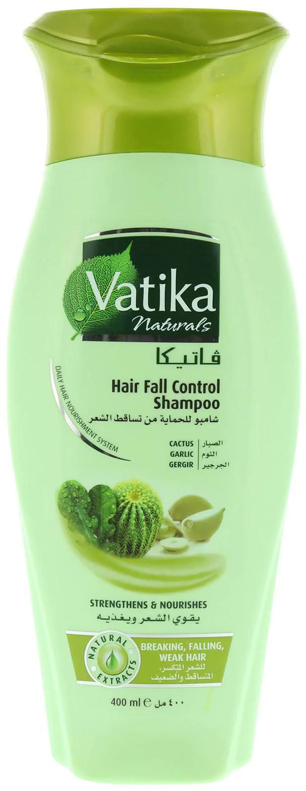 Vatika naturals hair fall control shampoo with cactus &amp; garlic &amp; gergir 400 ml