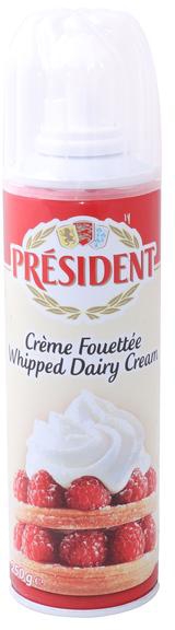 President Whipped Cream 250 G