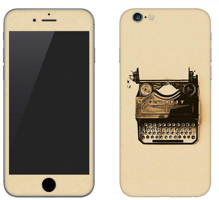 Vinyl Skin Decal For Apple iPhone 6S Plus Typewriter