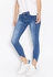 Raw Hem Detail Skinny Jeans