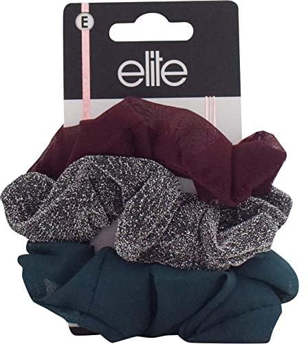 Elite Large Scruchies Hair Accessory 3 Pieces