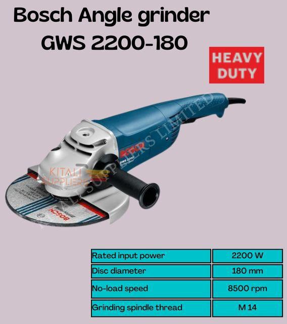 Bosch Angle Grinder GWS 22-180 - (7") 2200W 180mm