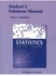 Pearson Student s Solutions Manual for A First Course in Statistics Ed 11
