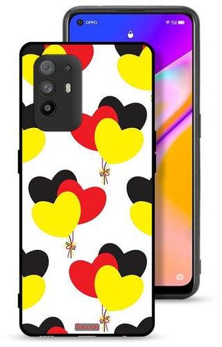 Oppo F19 Pro Plus 5G Protective Case Cover Three Hearts Bunch