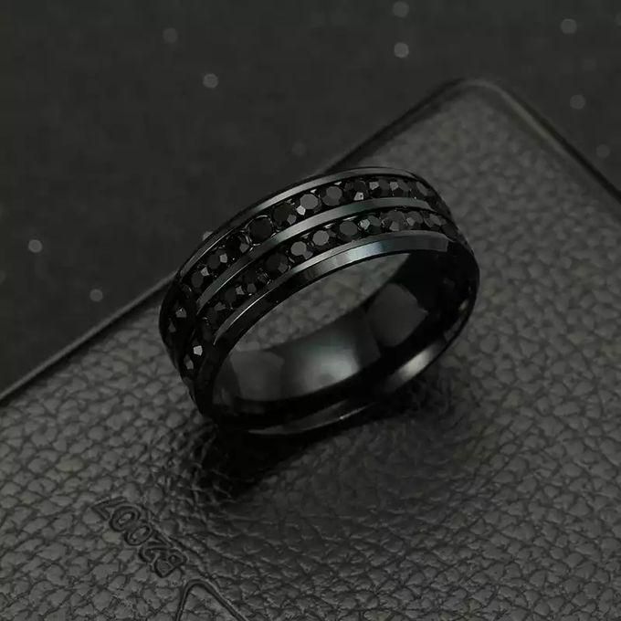 Crystal Black Ring