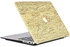 Tip PU Leather See Through Hard Case for MacBook 12in with Retina Display (Wood Grain)