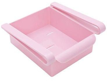 Fridge Rolling Storage Box Pink