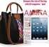 Fashion Four Set Handbags For Women Ladies Shoulder Bags Tote Bag Leather-Black