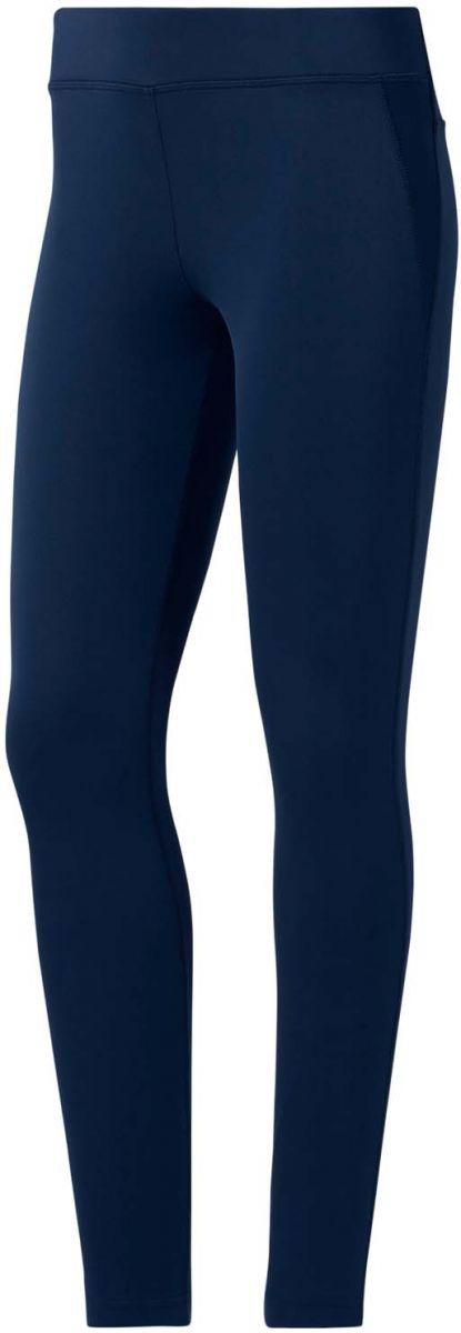 Reebok WOR PP HR Back Logo Elastic Side Leggings for Women - Navy