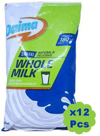 Daima UHT Fino Whole Milk - 500ml 12 Pack