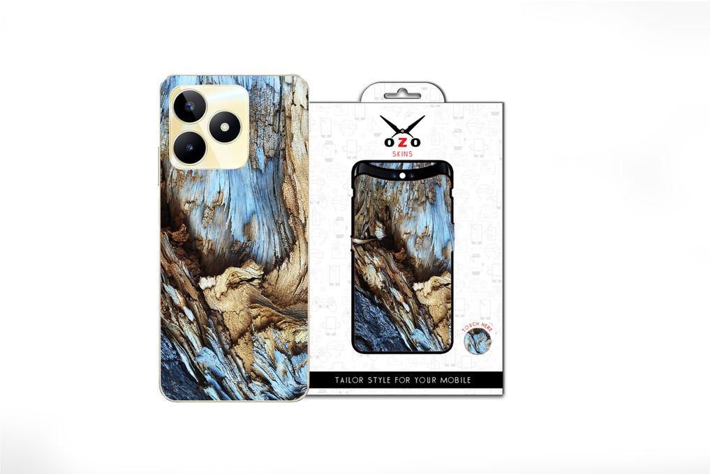 OZO Skins 2 Mobile Phone Cases Skins Natural Blue Tree (SE151NBT) For Realme C53 1 Piece