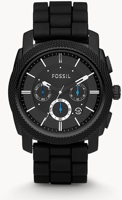 Fossil Stainless Steel Watch Machine Chronograph FS4487IE (Black)