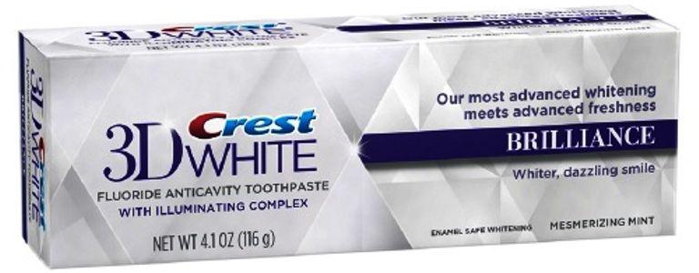 Crest 3D White Brilliance Mesmerizing Mint Toothpaste, 4.1 oz