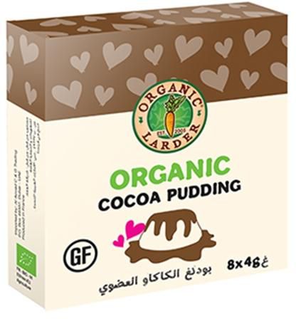 Organic Larder Organic Cocoa Pudding - 8 x 4 g