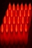 مجموعة شموع صغيرة بإضاءة LED ملونة من 24 قطعة أحمر 600غم