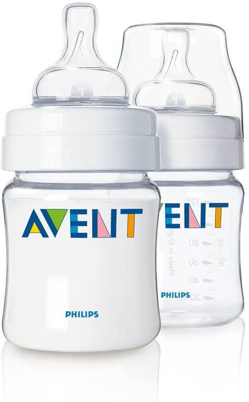 Philips AVENT BPA Free Bottles 125ml, 2 Pack (PA151)