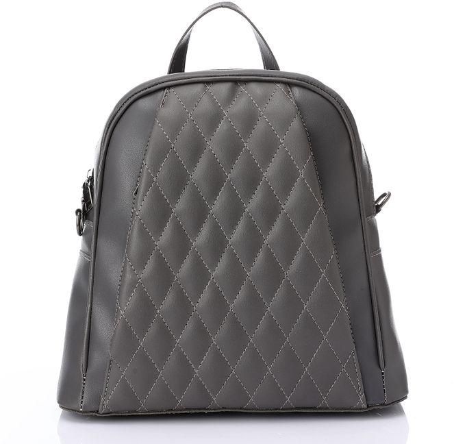 Silvio Torre Textured Leather Backpack -grey