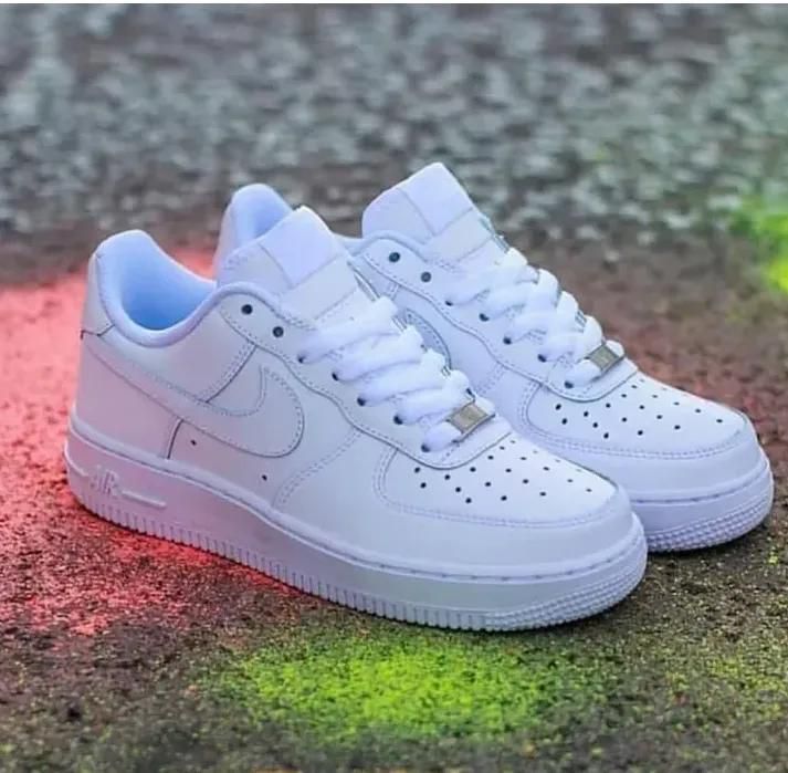 Original Air Force1 Low White Breathable Airforce Unisex Sports Sneakers Shoes