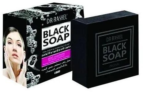 Dr. Rashel Black Soap With Collagen & Charcoal, Acne Treatment.