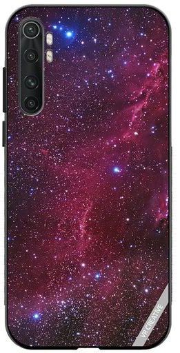 Protective Case Cover For Xiaomi Mi Note 10 Lite Galaxy Stars Space Design Multicolour