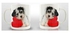 Puppy Printed Mug White/Black/Red 350ml