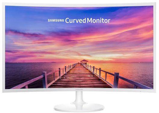 Samsung 32" Curved LED Monitor, White