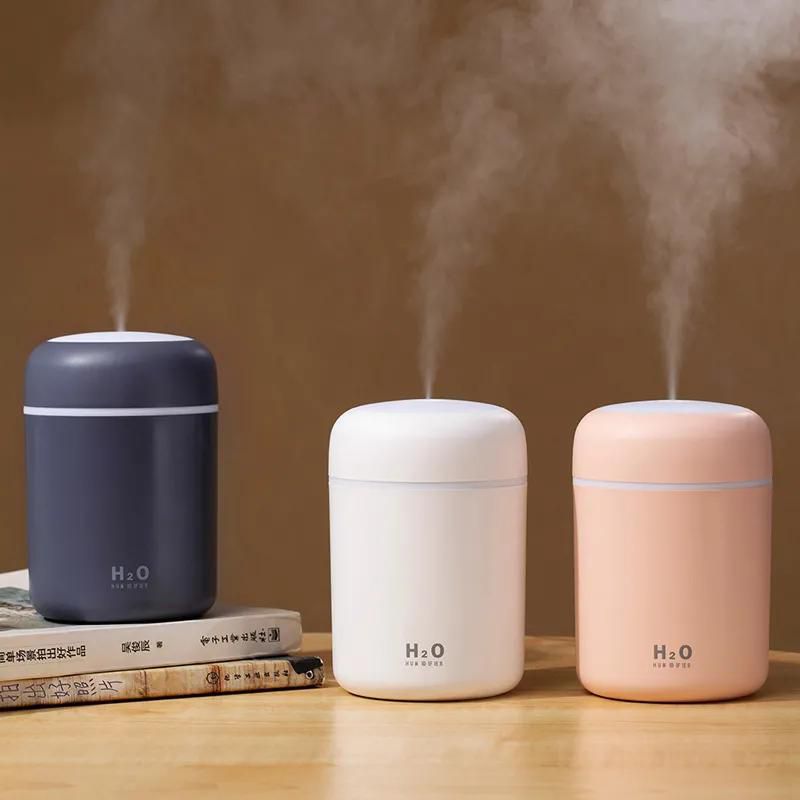 Portable Humidifier USB Ultrasonic Dazzle Cup Aroma Diffuser Cool Mist Maker Air Humidifier Purifier with Romantic Light