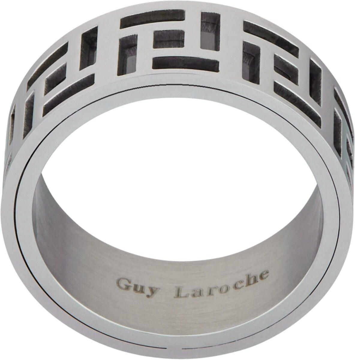 Guy Laroche Stainless Steel Ring Sz 58 For Men, 4TR007AQ-58