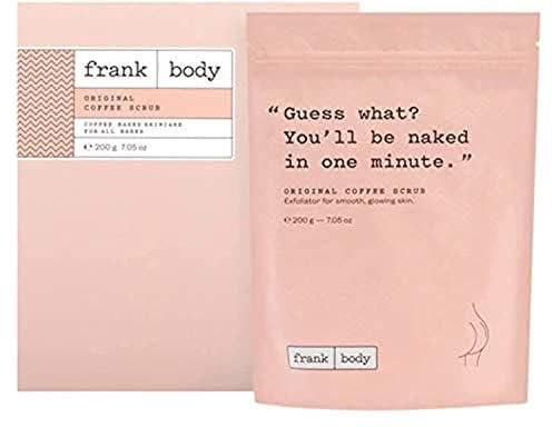 مقشر جسم من فرانك بتركيبة القهوة لتنظيف الجسم، من فرانك بودي، للجنسين، 0.485 pounds