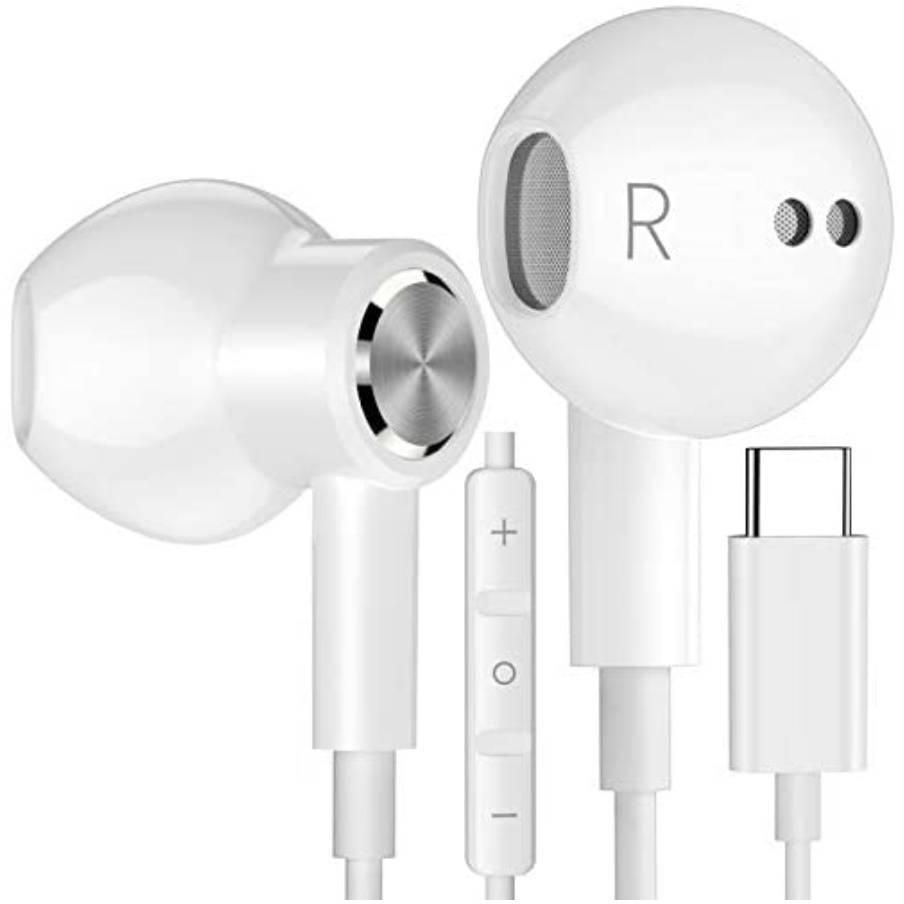 HiFi Stereo Earphone With Type-C Connector White
