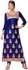 سانكس 1001 فستان سلوار هندي للنساء - أزرق