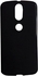 سيليكون حالة الغطاء الخلفي من انيكس لاجهزة موتورولا موتو جي 4 بلس - أسود
