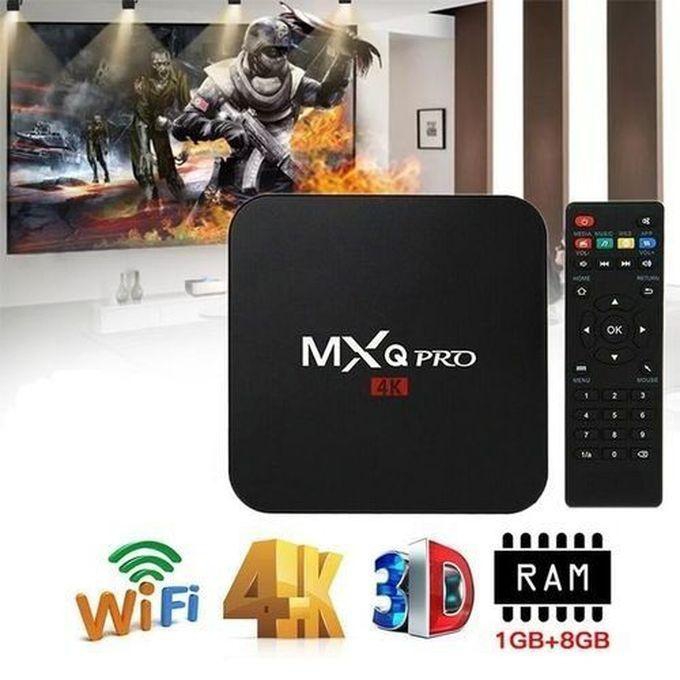 Mxq Tv Box Smart 4K Android TV Box 1GB RAM 8GB ROM-5G