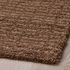 LANGSTED Rug, low pile - light brown 133x195 cm
