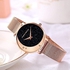 Women Watch, Analogue Quartz Watches Starry Sky Dial Stainless Steel Mesh Band Stylish Ladies Wristwatches, Adjustable, Suitable for Parties, Business Negotiations, Daily Life, Gifts