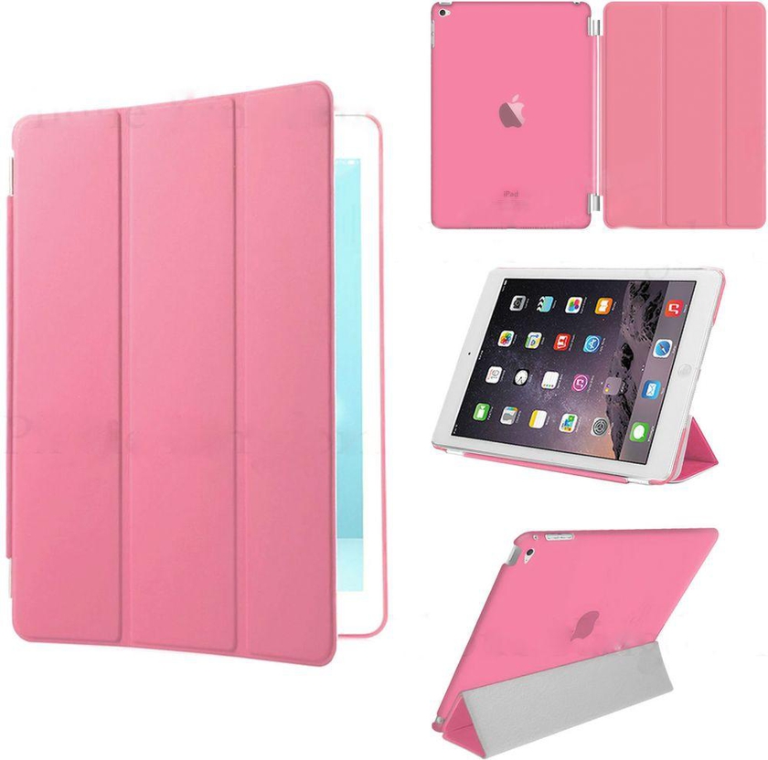 Magnetic Leather Slim Case Smart Stand Folding Cover For Apple iPad 2 3 4 - Pink