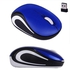Roeusn Shop Cute Mini 2.4 GHz Wireless Optical Mouse Mice For PC Laptop Notebook Blue