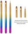 3-Piece Nail Art Painting Drawing Carving Pen Brush Multicolour