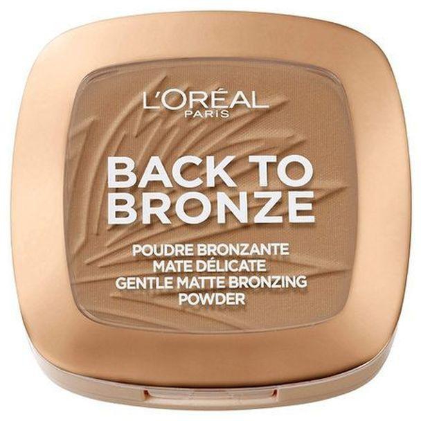 L'Oreal Paris Natural No Makeup Look Matte Bronzing Powder - 03 Back To Bronze