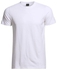 100% Cotton Plain T-shirt - White