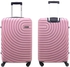 ParaJohn Cabin Size ABS Hardside Spinner Luggage Trolley 20 Inch, Pink