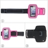 Sports Armband Case Holder for iPhone 6 and 6 Plus Gym Running Jogging Arm Band Pink color