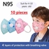 KN95 Mask KIDS Mask With Respirator 10 PACK BOYS