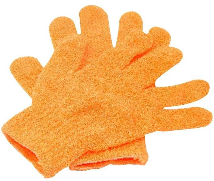 Fashion Exfoliating Gloves For Body Scrub- Color Varies