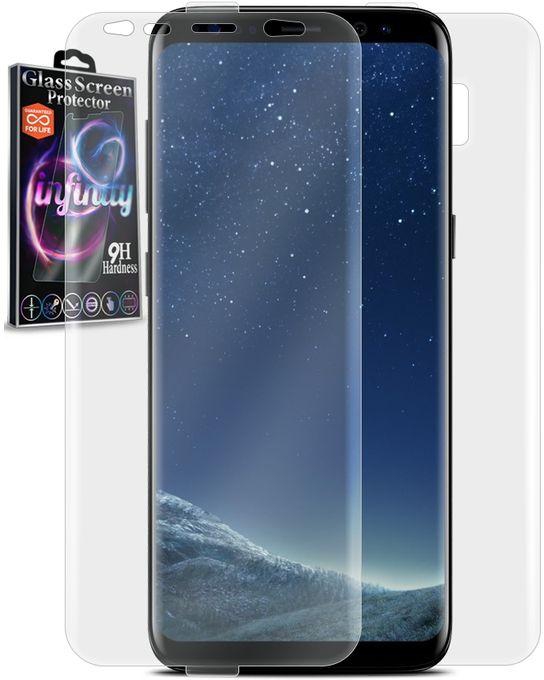 Infinity Front&Back Gelatin Screen Protector for Samsung Galaxy S8 Plus - Clear