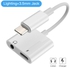 For Ios Adapter 2 In 1 For Ios XS MAX XR X 7 8 Plus IOS 12 3.5mm Jack Earphone Adapter Aux Cable Splitter
