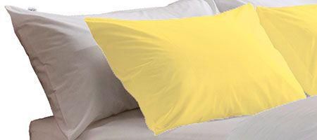 Comfort 6221142267302 Fashion Flap Pillowcase Set of 2 Misted Yellow 90×50 cm