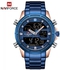Naviforce Men's Digital Analogue Stainless Steel Fashion Wrist Watch