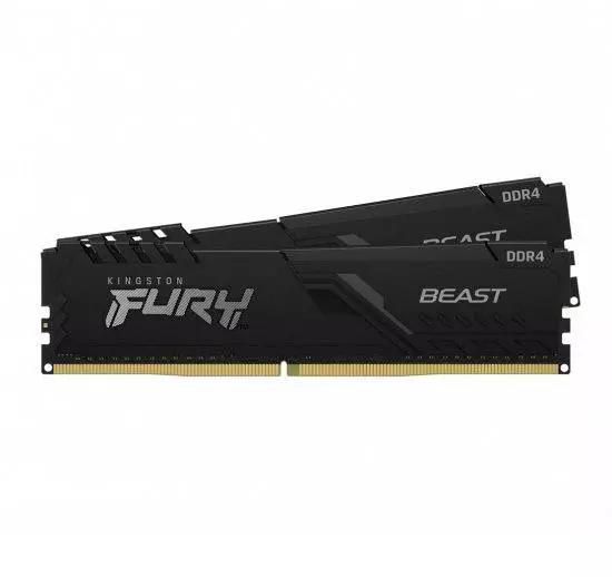 Kingston FURY Beast/DDR4/16GB/2666MHz/CL16/2x8GB/Black | Gear-up.me